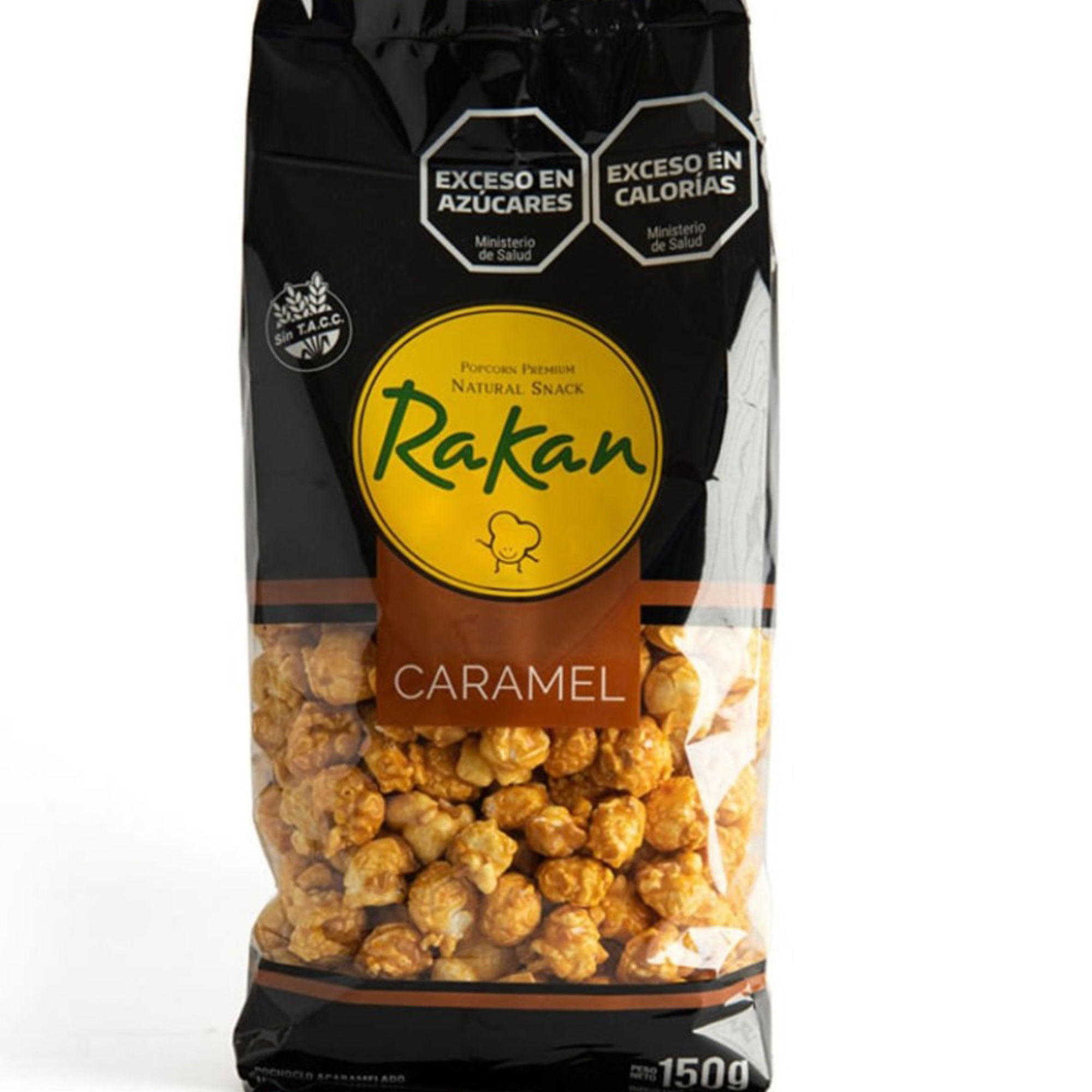 Pochoclo caramel Rakan 150 g.