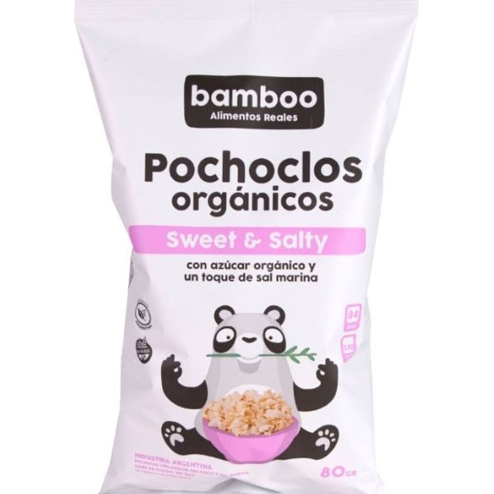 Pochoclo orgánico Bamboo sweet salty pack 80 grs