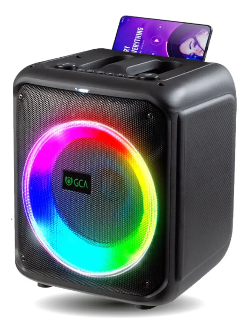 Parlante Gca Kubox Beat Woofer 8 Sp-8512 Con Luces