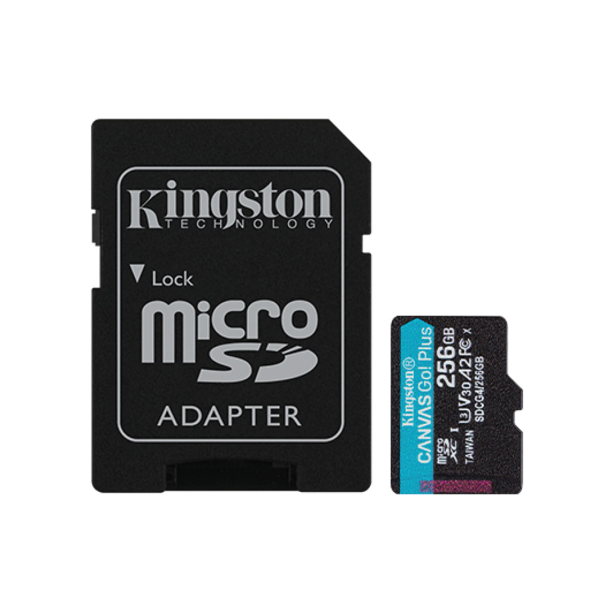 Tarjeta De Memoria Kingston 256gb Micro Sd Canvas Go Plus Gen 4