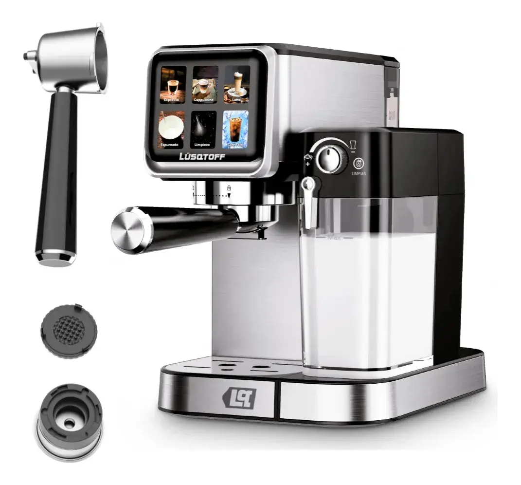 Cafetera Espresso Lusqtoff Con Adaptador De Capsulas