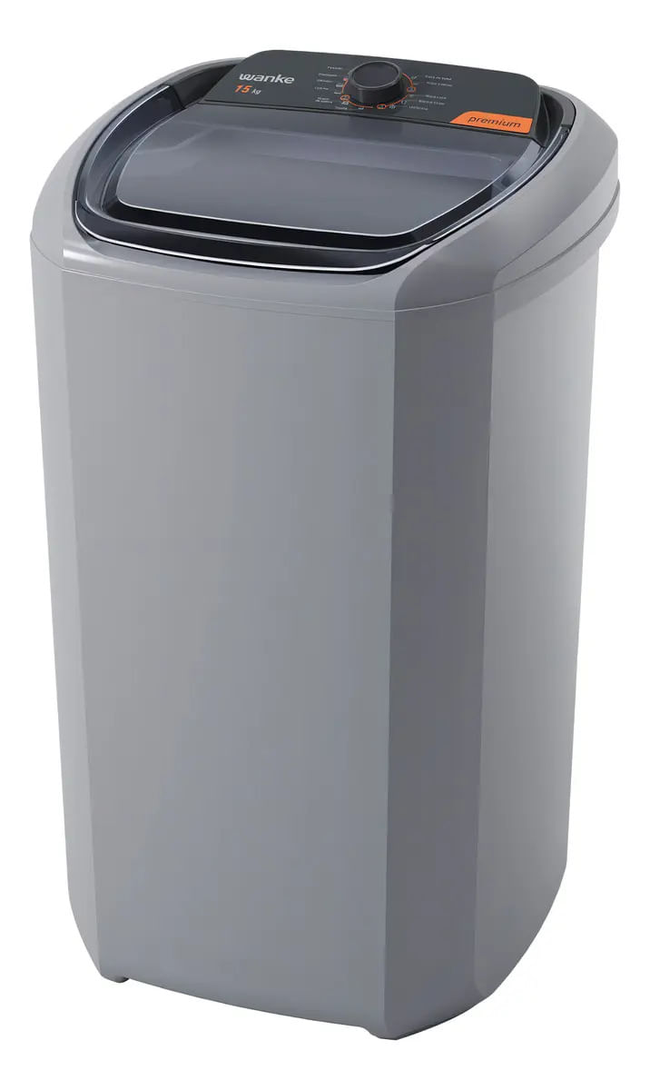 Lavarropas SemiautomáTico Wanke Premium 15kg Gris
