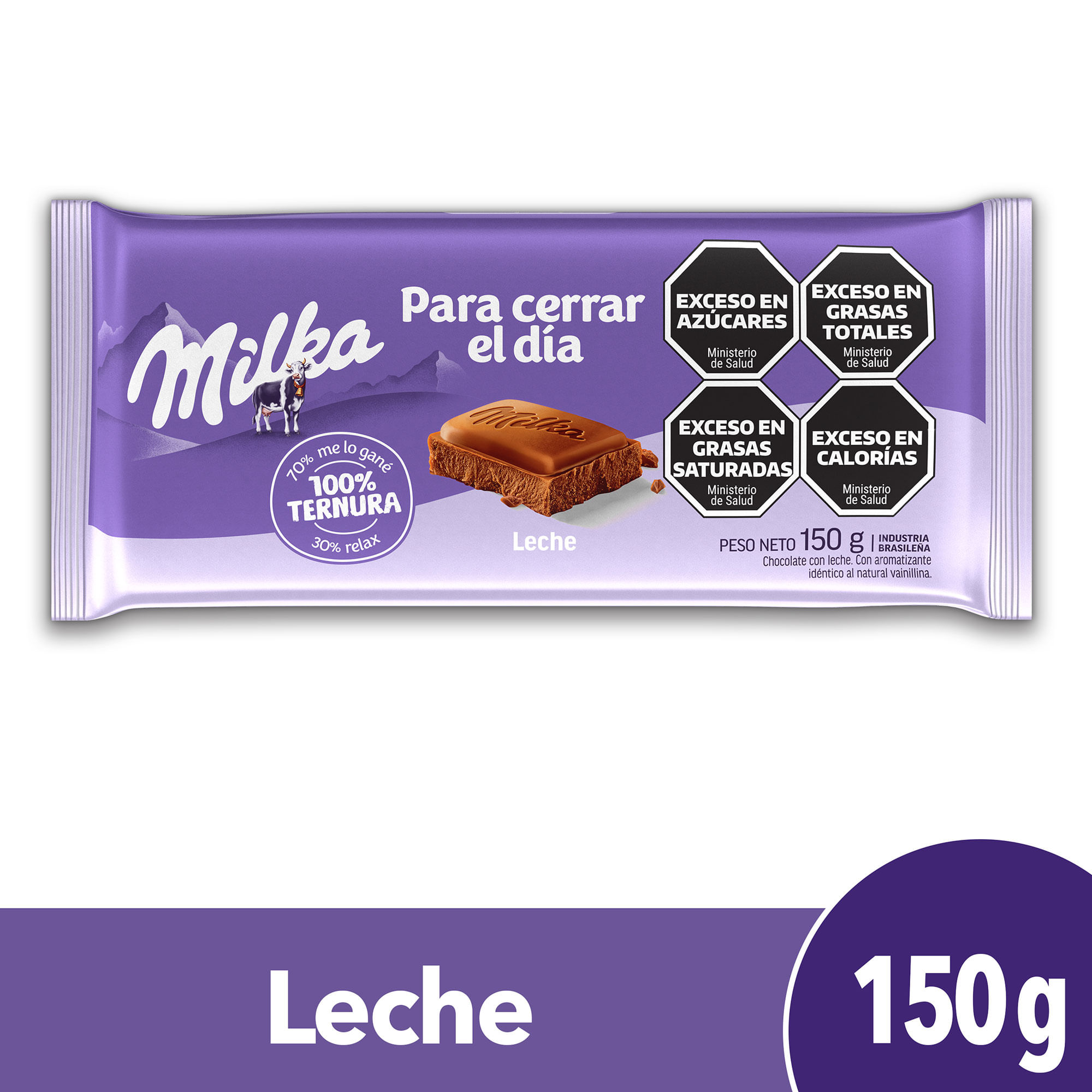 Chocolate Milka con leche 150 g