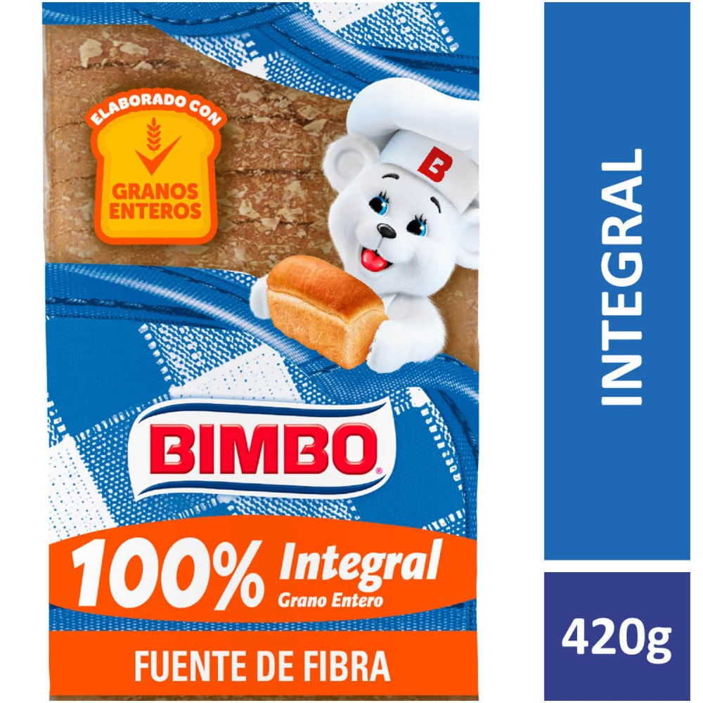 Pan Integral Bimbo 420 grs