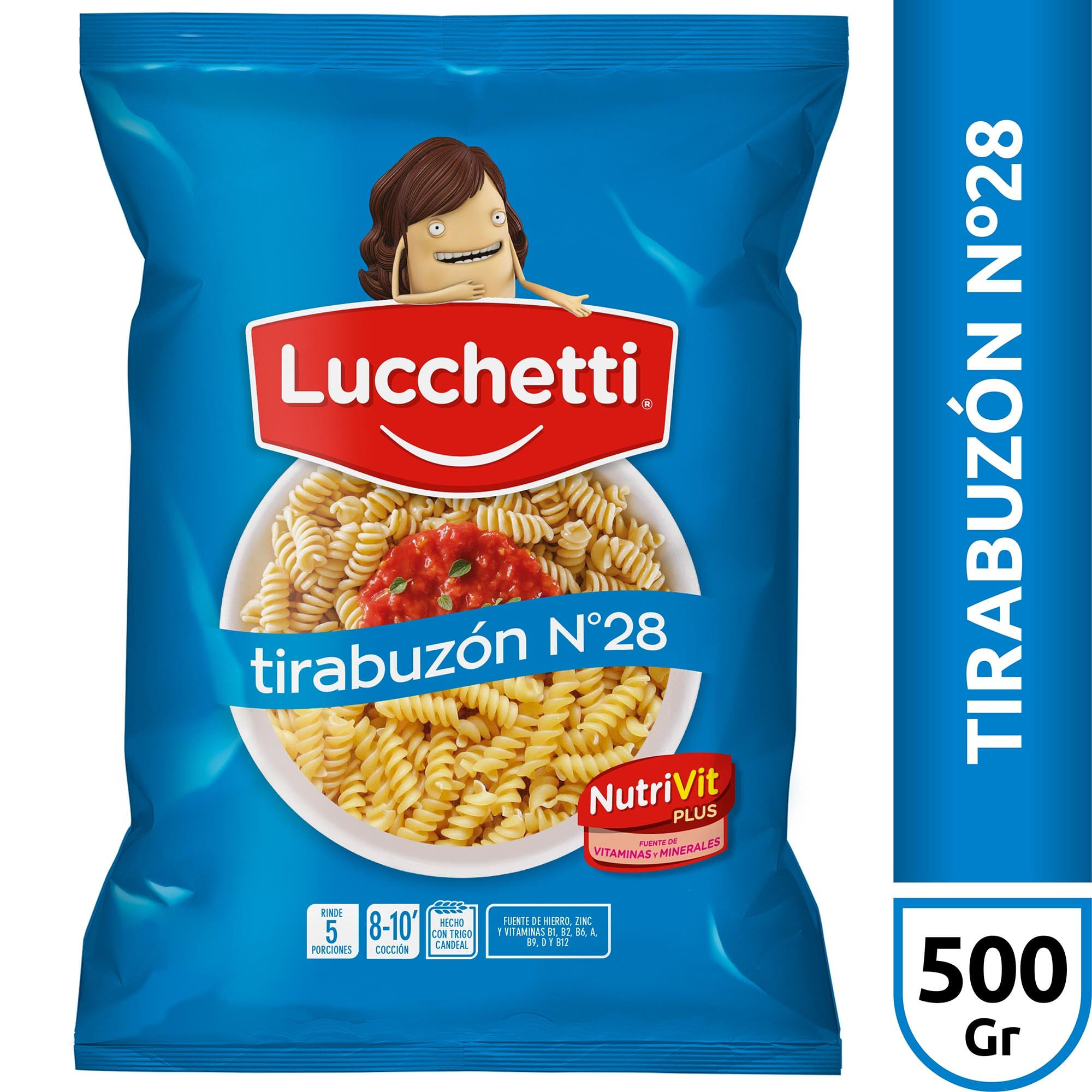 fideos tirabuzon n28 lucchetti 500 g