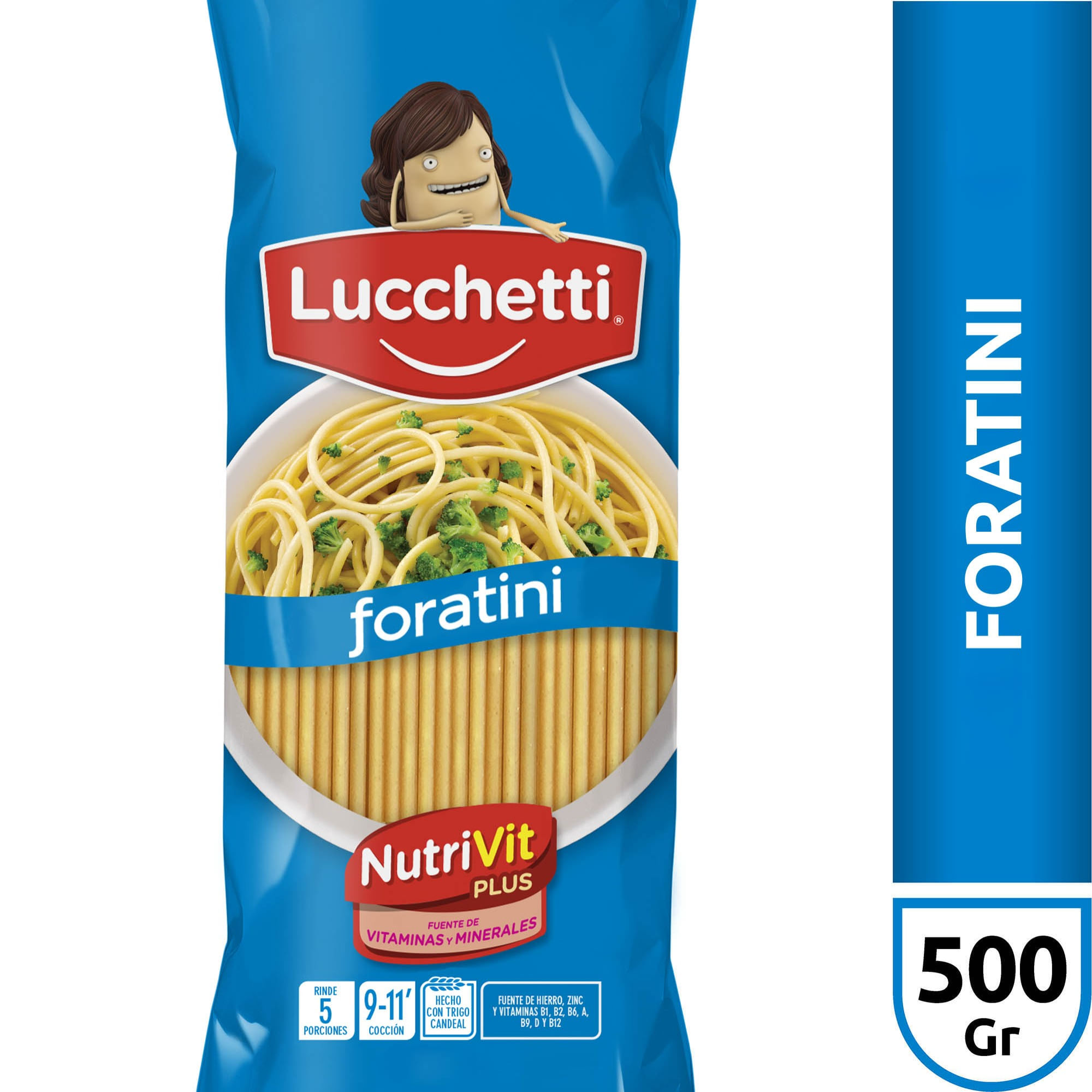 Fideos foratini Lucchetti 500 g.