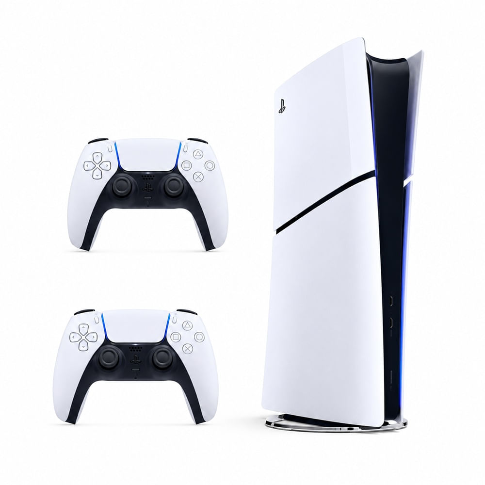 Sony PlayStation 5 Digital Edition 825GB Slim + 2 Joysticks DualSense Originales
