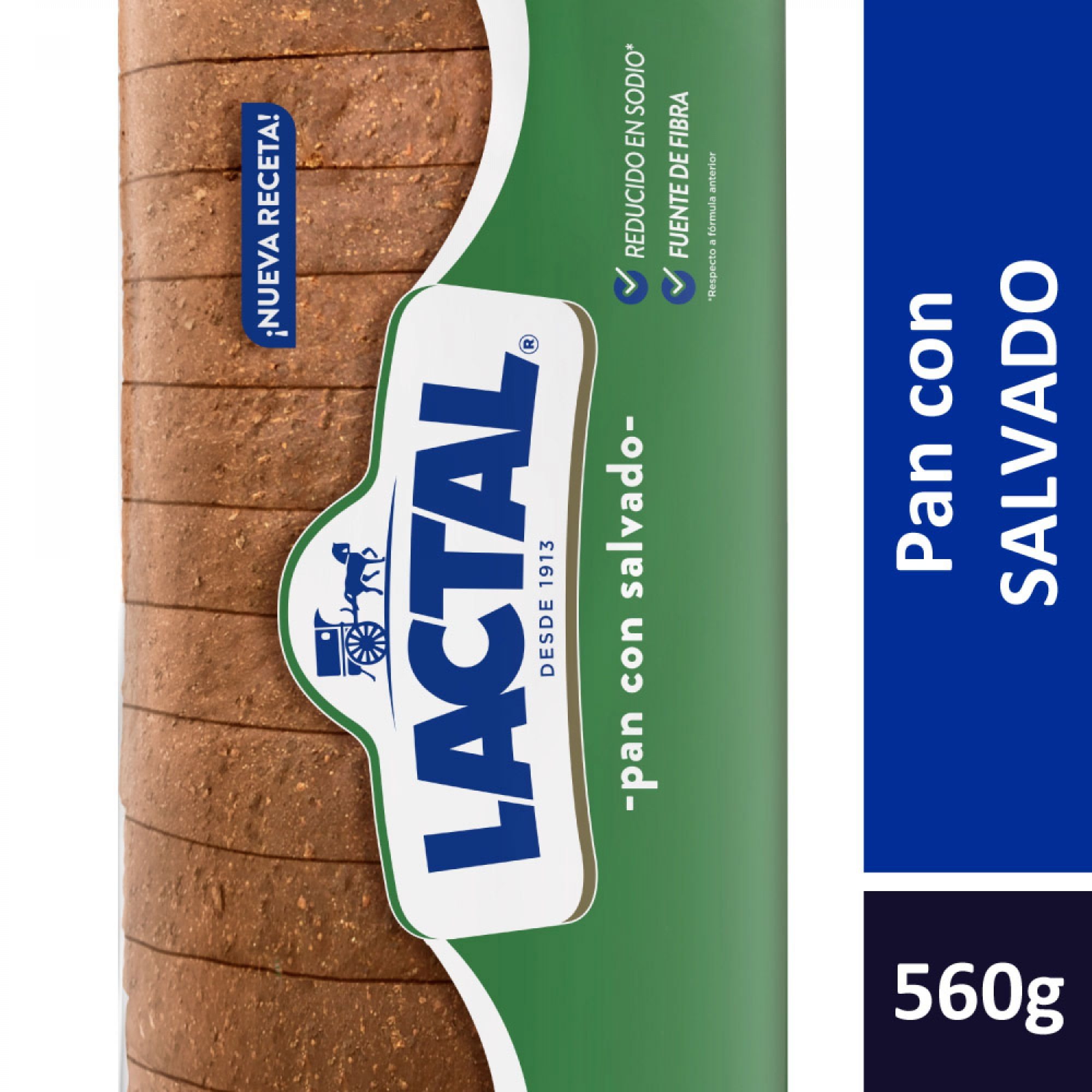 Pan Salvado Lactal 560 grs