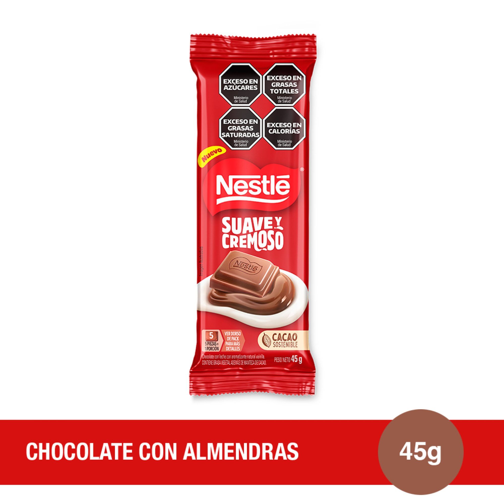 nestle chocolate con leche 45 grs