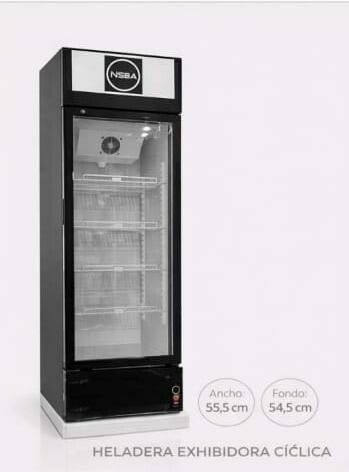 Heladera Exhibidora Neba 330 Litros EV-C-330