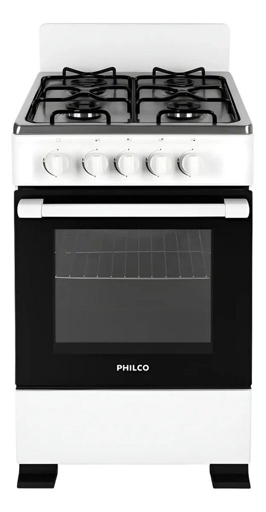 Cocina Multigas Philco 4 Hornallas PHCN50B Color Blanco