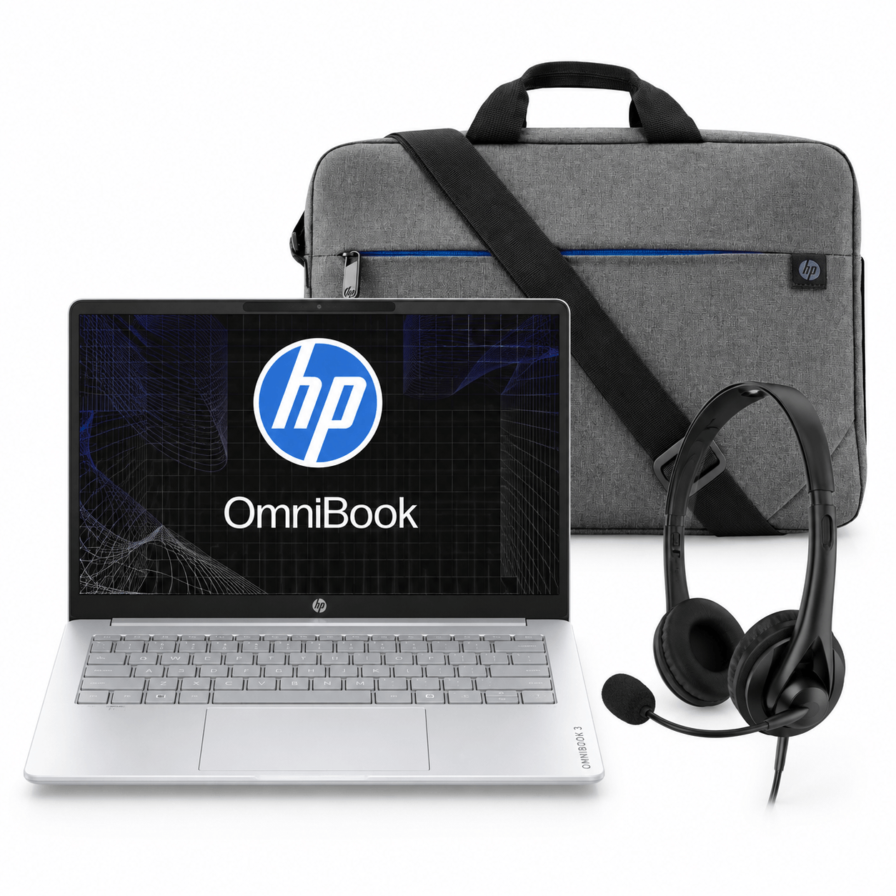 Combo Notebook HP OmniBook 3 14-hu0050la Maletín Auriculares