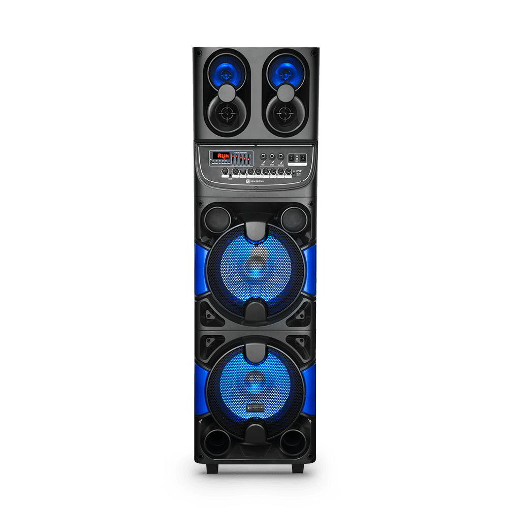 Parlante Ken Brown 2 Woofers 10p - 2 Tweeter 1p 40000 W Boom10