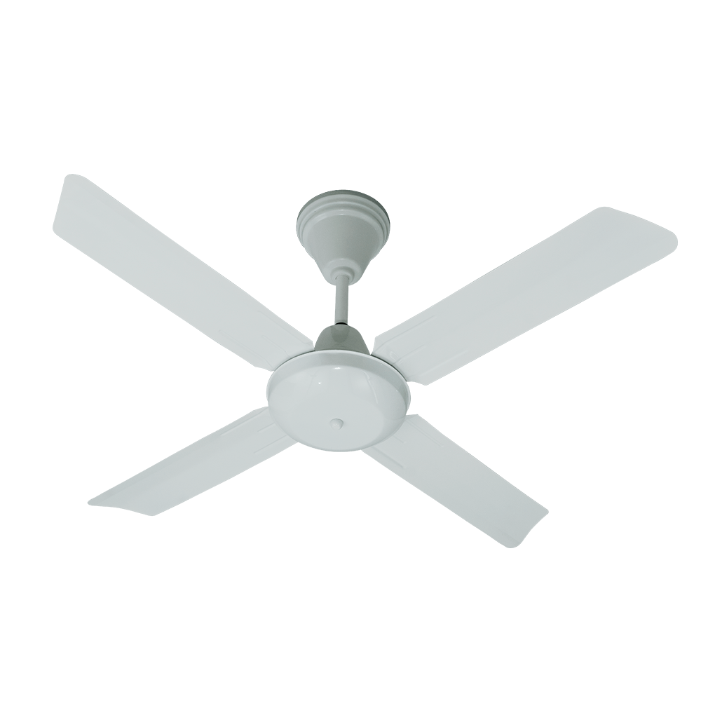 Ventilador de techo VTA BLANCO - TAPA MOTOR ACERO S/LUZ CR