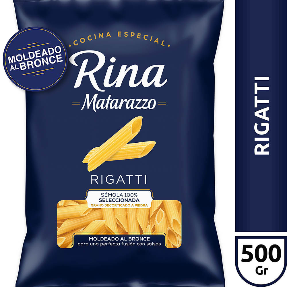 Fideos Rina Matarazzo rigatti 500 g