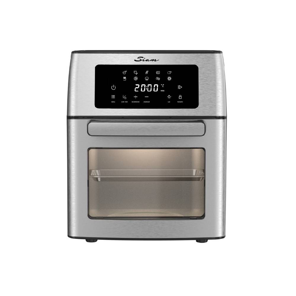 Horno Grill Con Freidora De Aire Siam 15l 1700 W Plateado Hgfsis1524-Ns