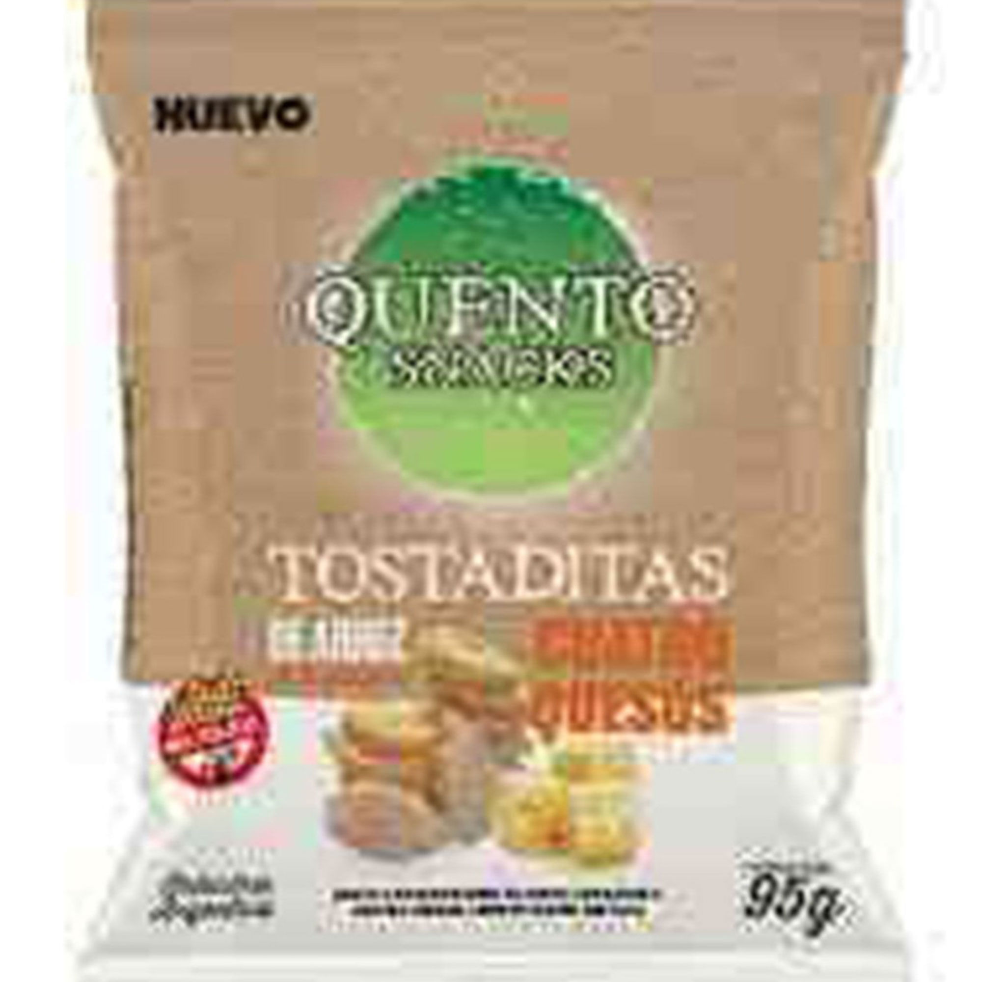 Tostaditas arroz Quento cuatro queso 95 g.