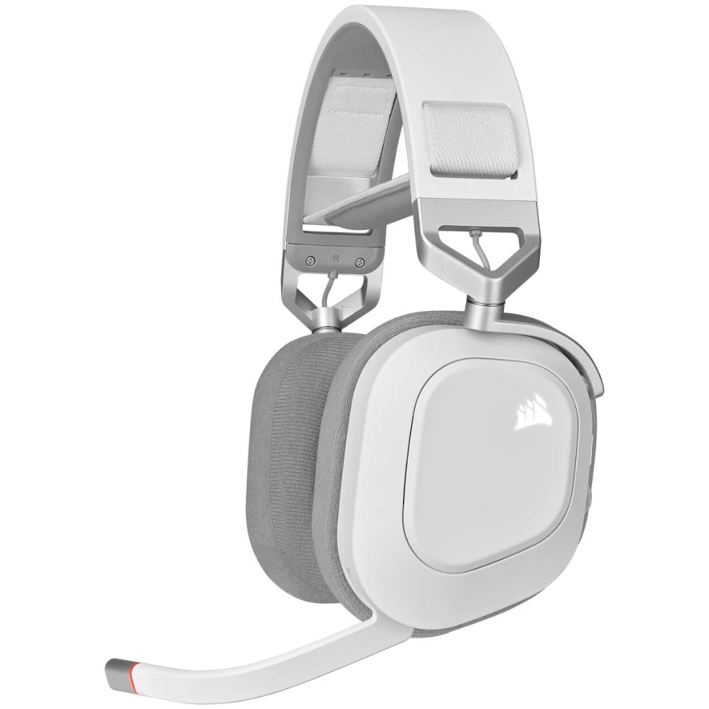 Headset Gamer Corsair Hs80 Rgb Wireless White
