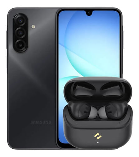 Combo Celular Samsung A17 F 128/4GB Black + Havit TW982