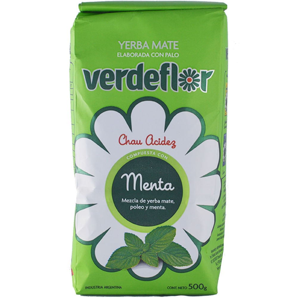 yerba mate verdeflor con menta 500 g