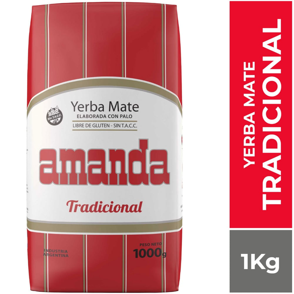 yerba mate amanda tradicional 1 kg