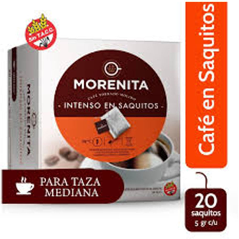 Café Morenita intenso saquitos 5 g