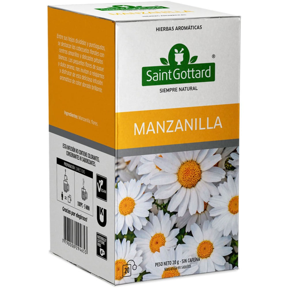 Té de manzanilla Saint gottard 20 g