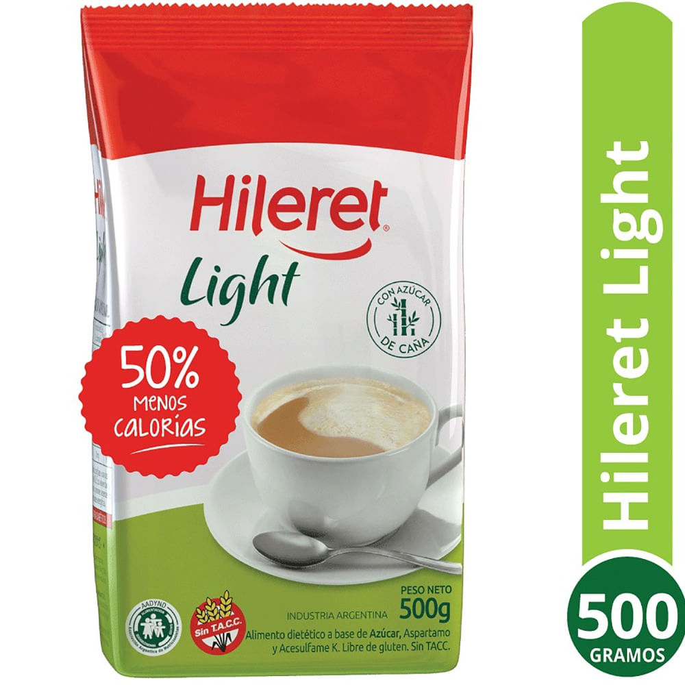 Azúcar Hileret light 500 g.