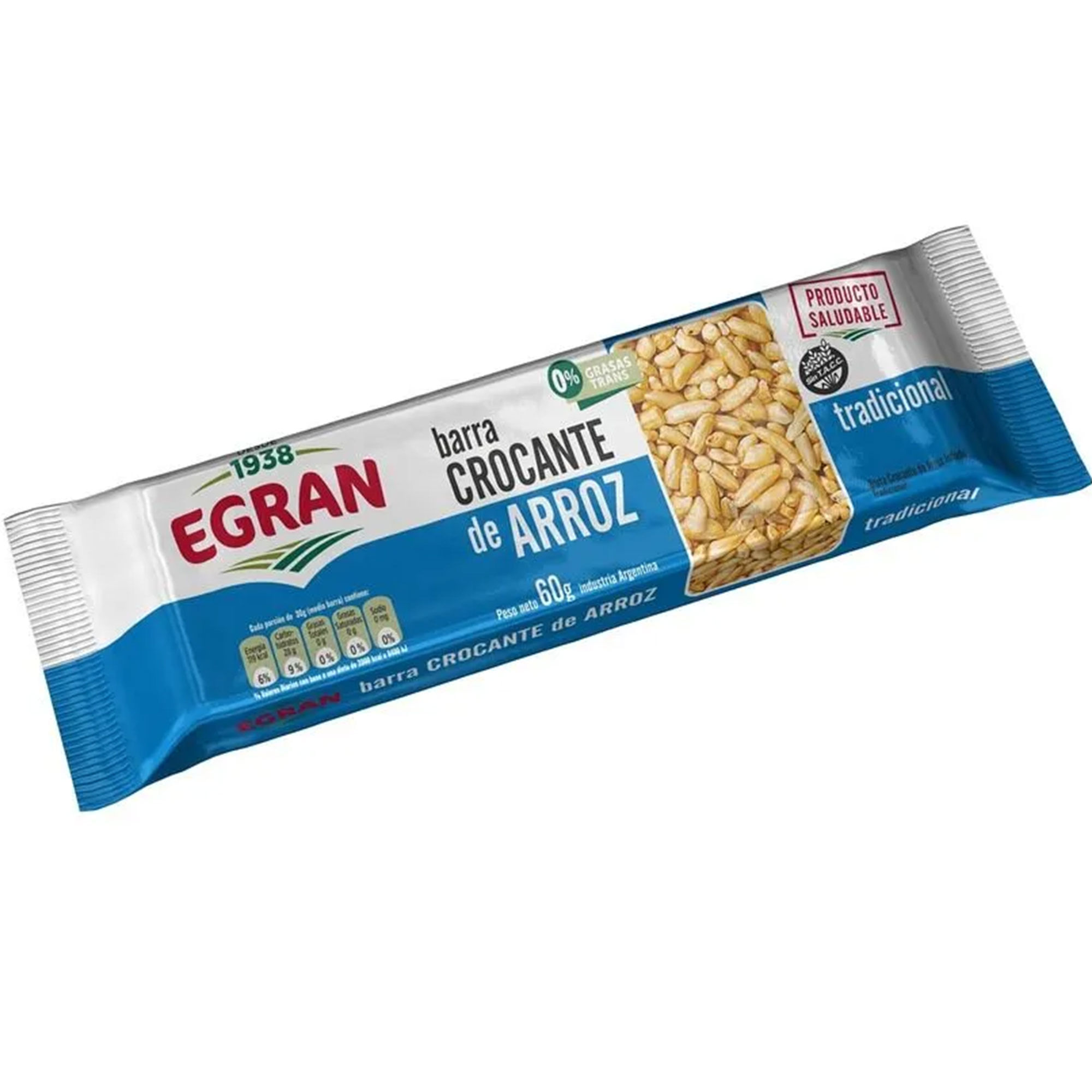 barra de arroz egran crocante 60 g