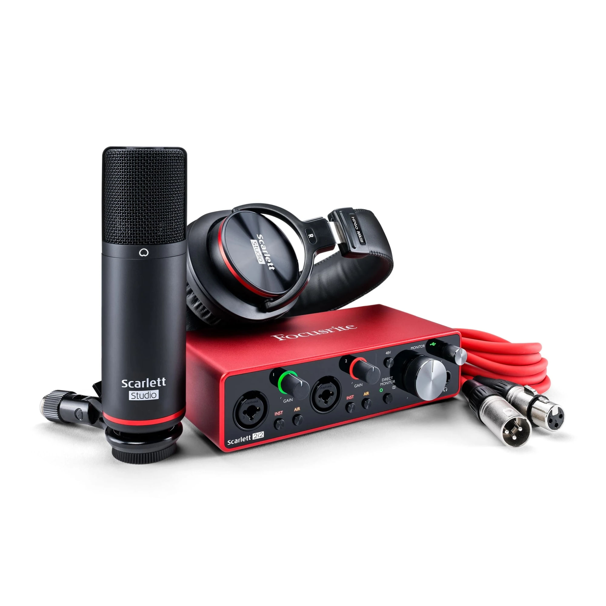 Kit Focusrite Scarlett 2i2 3ra Gen+Microfono CM25 MkIII+Auriculares HP60 MkIII 261585066