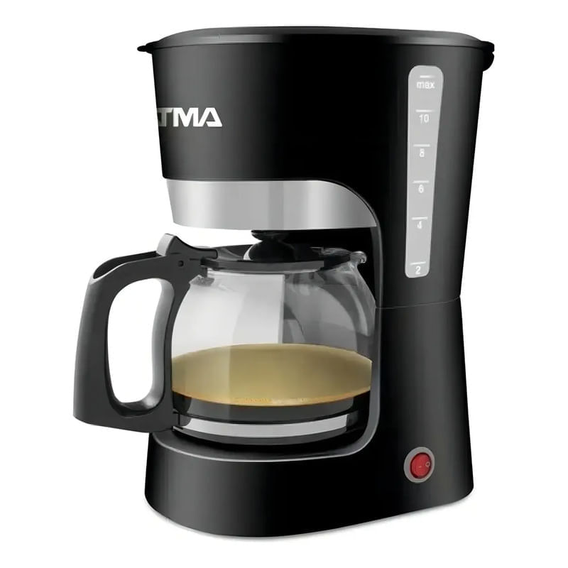 Cafetera De Filtro Atma Ca8143 Semi Automática Color Negro