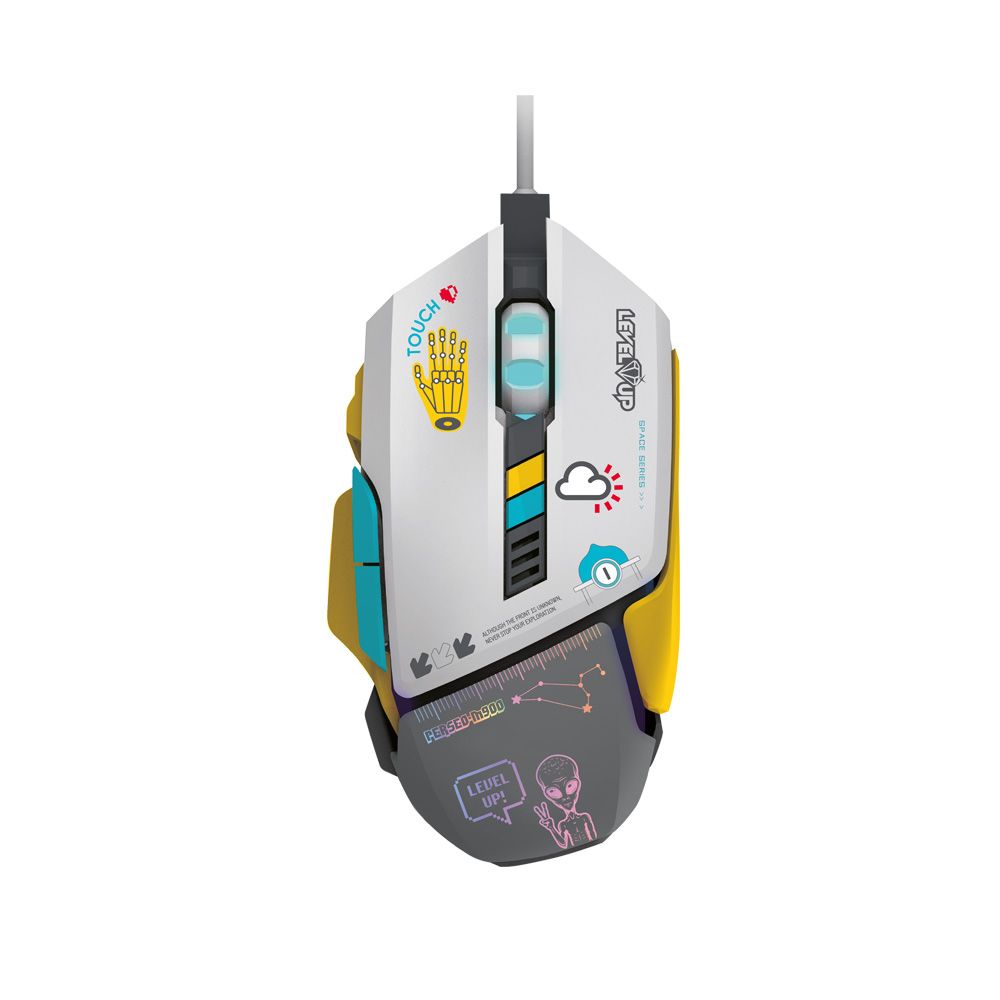 Mousse Gamer Level Up Perseo USB Retroiluminado 7 Botones