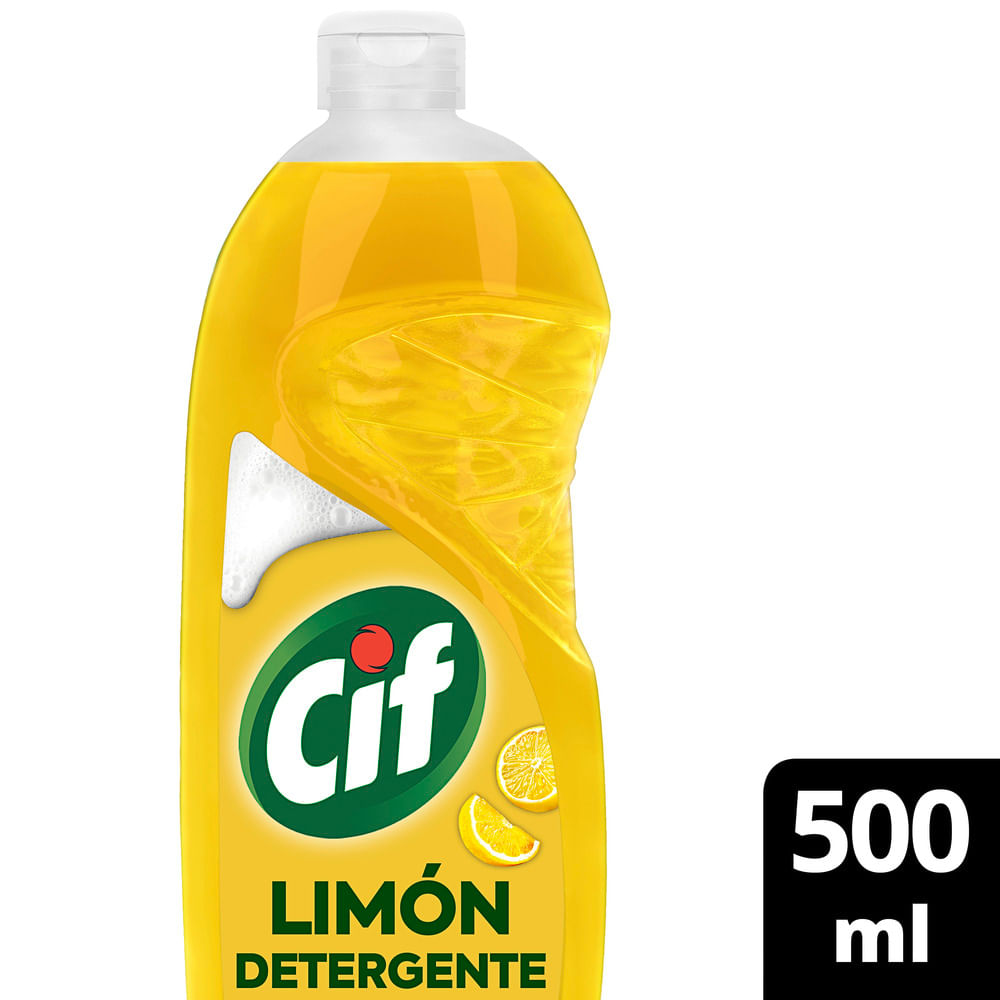 Detergente Concentrado Cif Limón Botella 500 ml