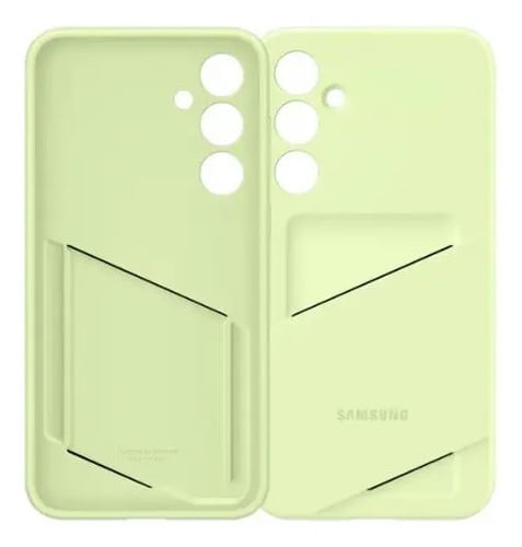 Funda Con Tarjetero Para Samsung Galaxy A35 5g Verde Lima