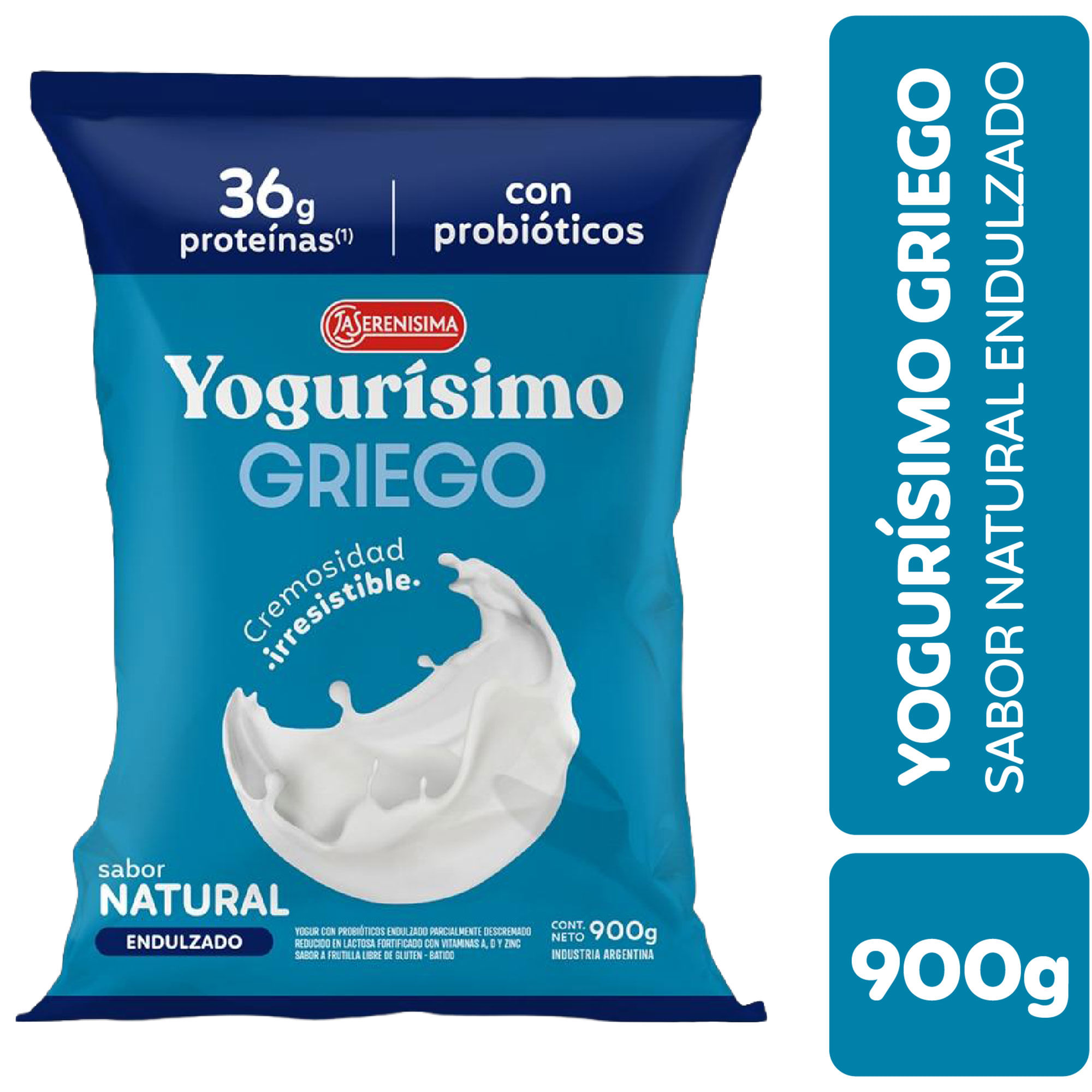 Yogur griego bebible natural Yogurísimo 900 grs