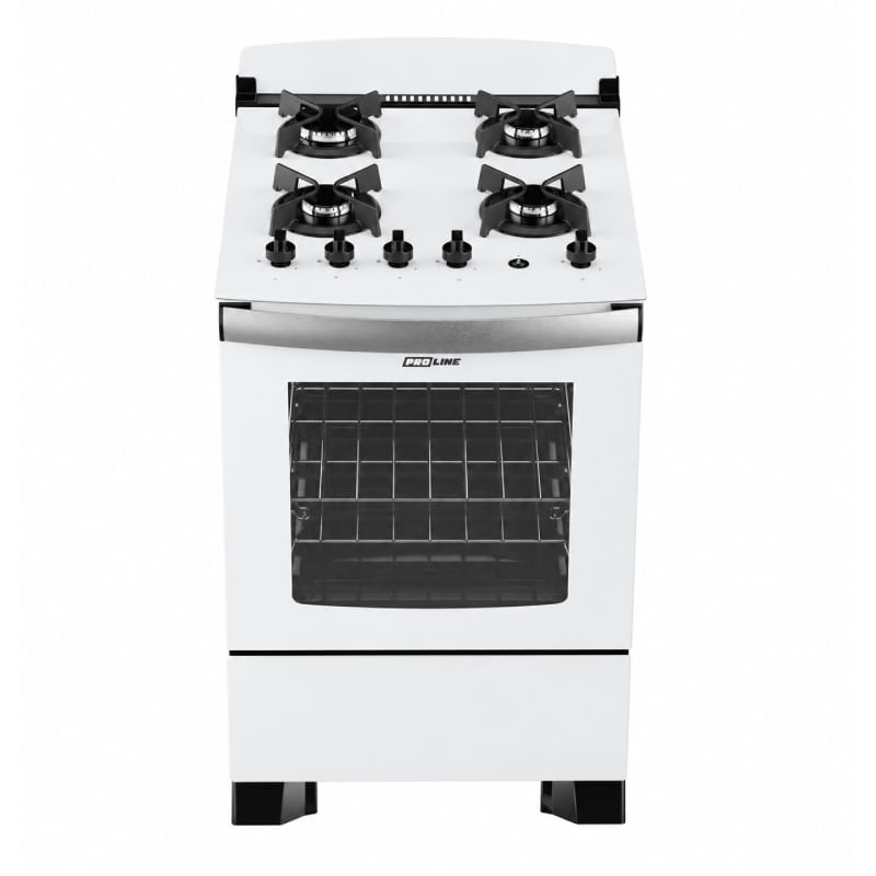 Cocina Multigas Proline 4 Hornallas 56cm Blanco Cpro-Cm056b-Ns