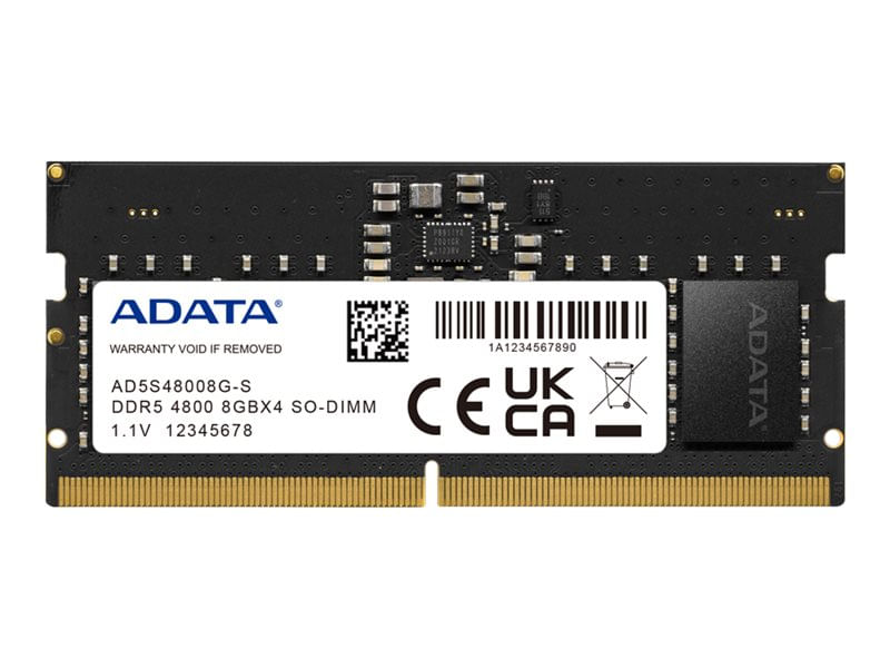 Memoria Ram Adata Premier 8gb Ddr5 262-Pin So-Dimm Ecc Ad5s48008g-S