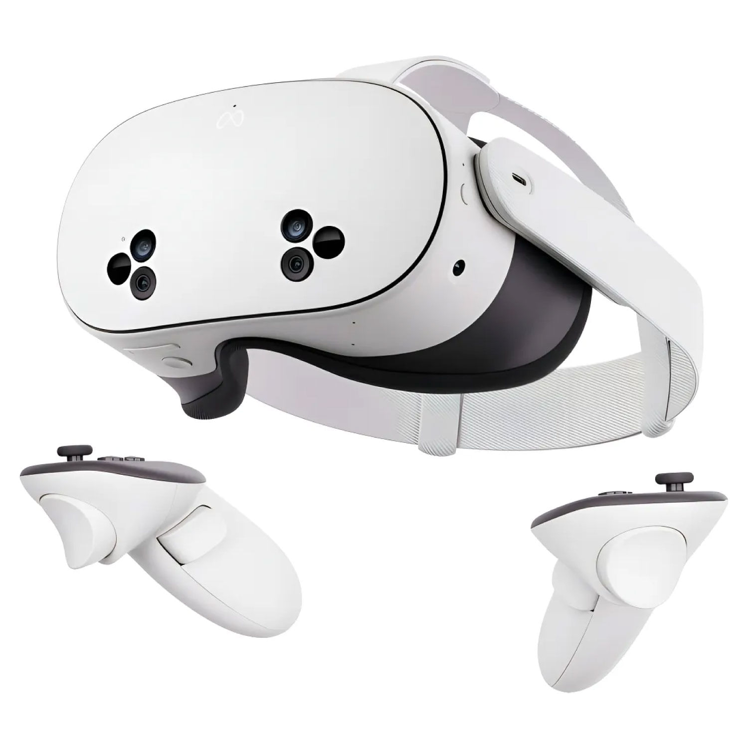 Visor De Realidad Virtual 3d Meta Quest 3s 256gb Con Controles Blanco