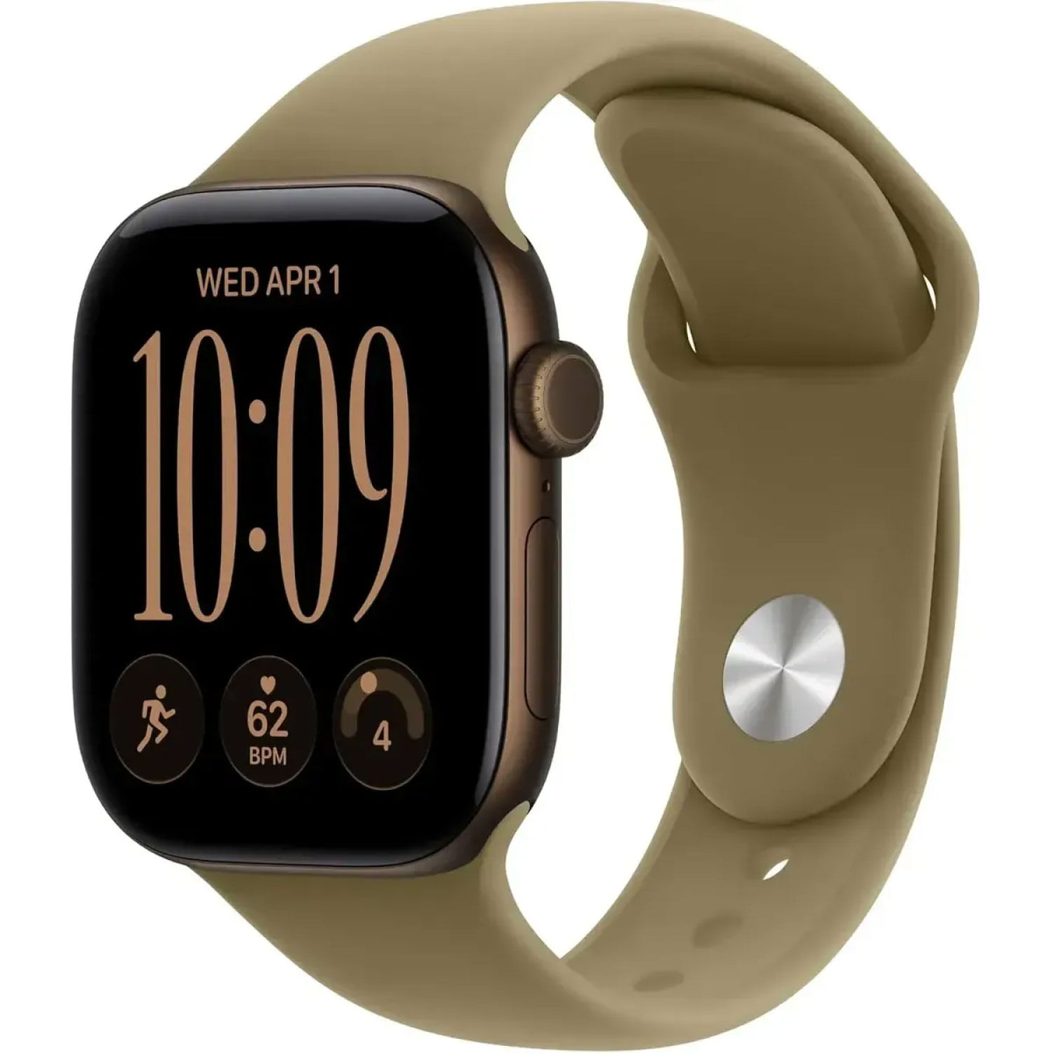 Apple Watch Series 12 Reloj Smartwatch 46mm Sb M/L Aluminum Dark Bronce Olive