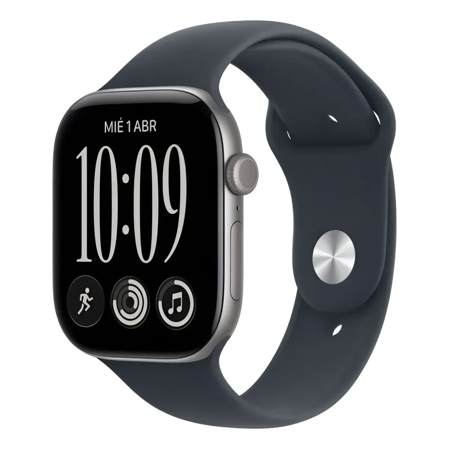 Apple Watch Series 12 Reloj Smartwatch 46mm Sb M/L Aluminum Space Gray Navy Blue